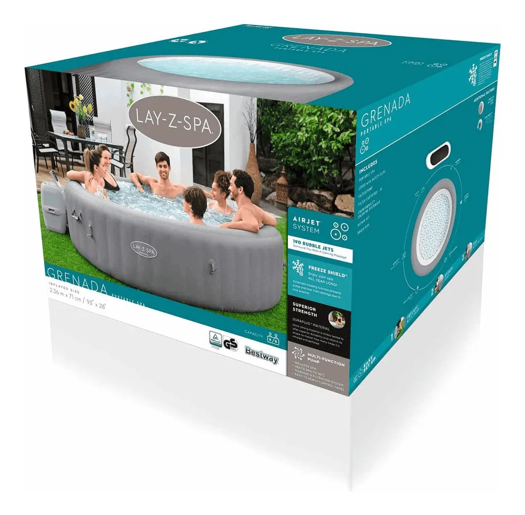 Piscina Modelo Spa Inflável Grenada Airjet Bestway 1.350l