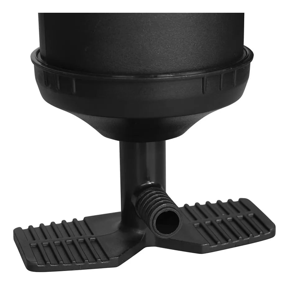 Bomba De Ar Manual 30cm Com 3 Bicos Adaptadores Bestway Cor Preto