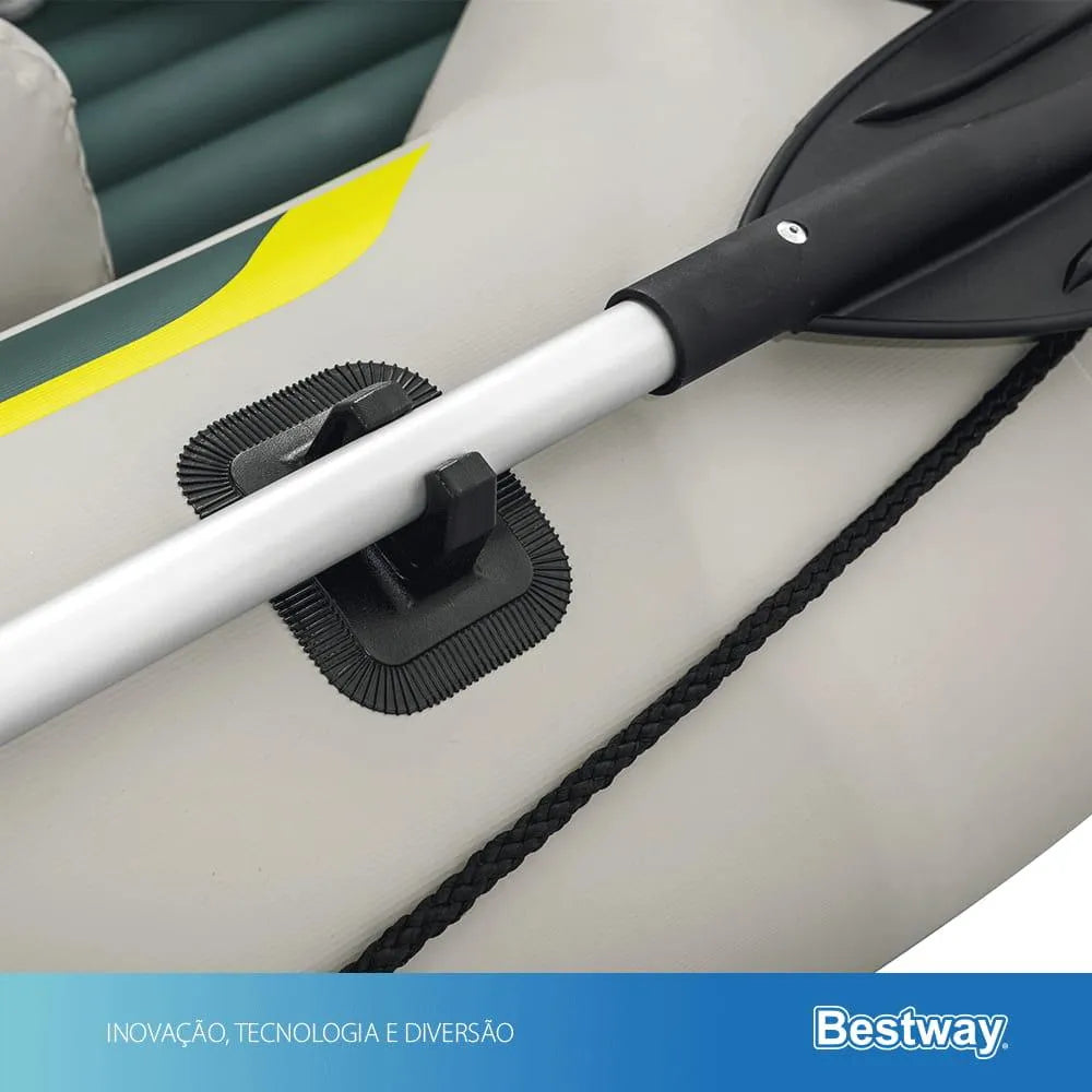 Bote Inflável Ranger 4x P/ 4 Pessoas+ 2 Remos+ Bomba Bestway