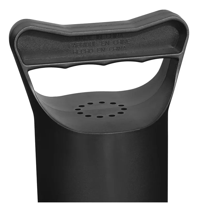 Bomba De Ar Manual 30cm Com 3 Bicos Adaptadores Bestway Cor Preto