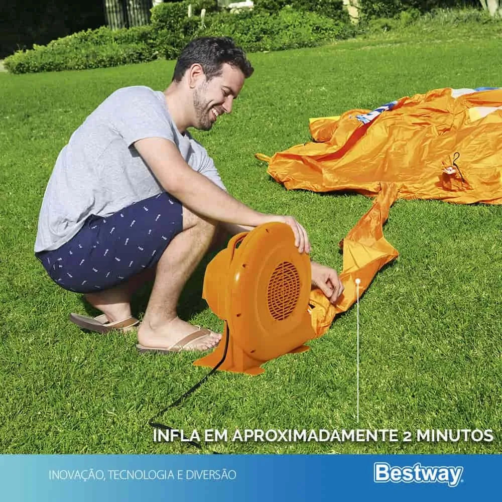 Mega Parque Aquático Inflável Turbo Splash Gigante Bestway