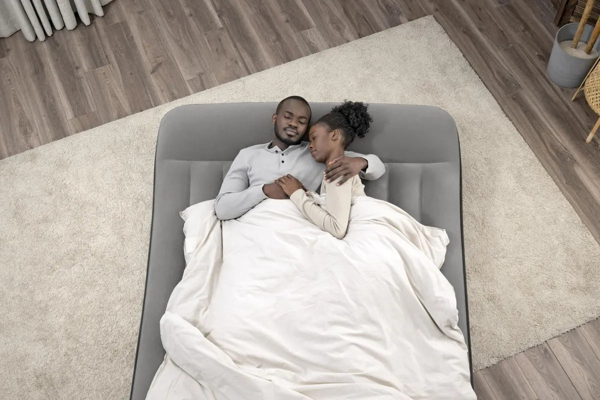 Colchão Inflável Tritech Queen Bivolt Usb Elétrico Bestway Cinza-escuro