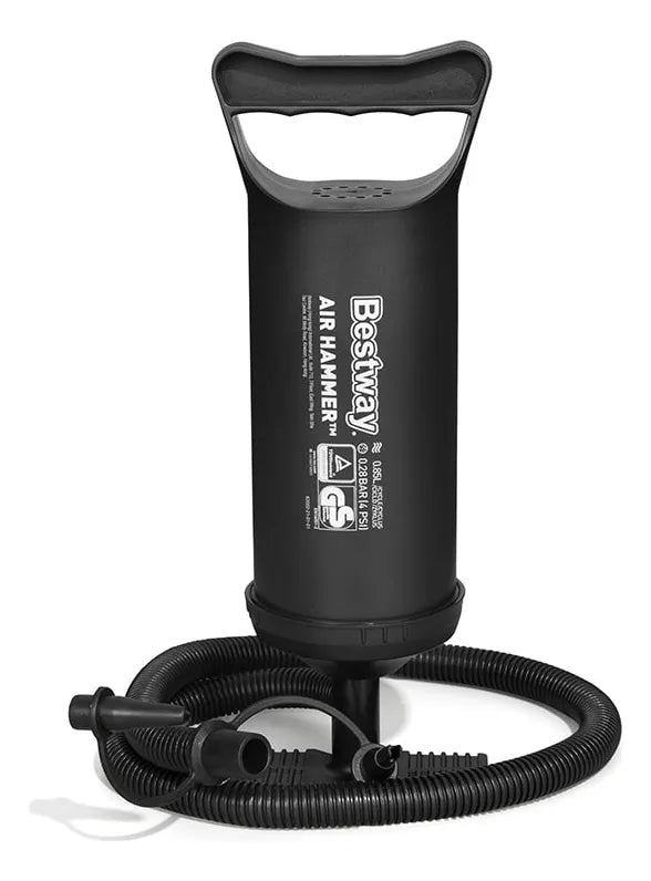 Colchão Inflável Casal Resistente 300kg + Bomba Ar Bestway Cor Azul