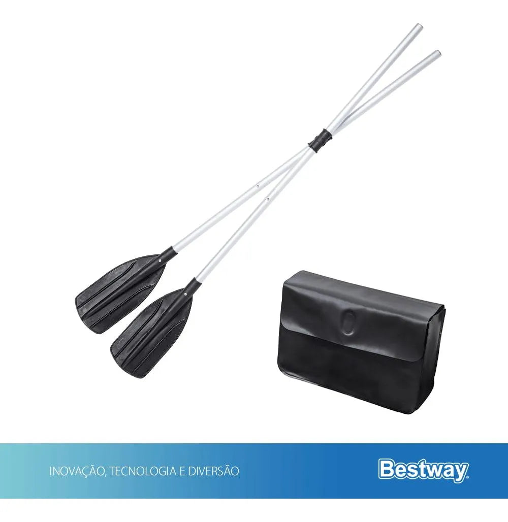 Bote Inflável Ranger 4x P/ 4 Pessoas+ 2 Remos+ Bomba Bestway