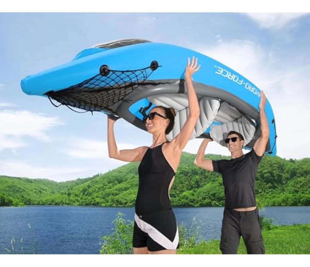 Conjunto De Caiaque Inflável Bestway Hydro Force |