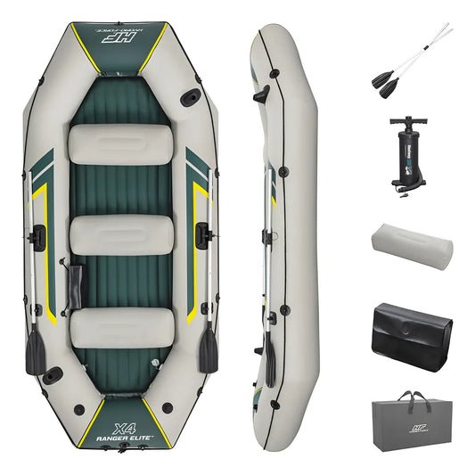 Bote Inflável Ranger 4x P/ 4 Pessoas+ 2 Remos+ Bomba Bestway