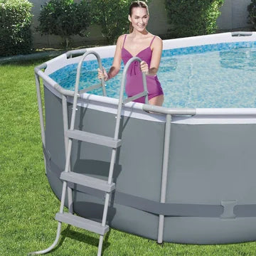 Piscina Estrutural Oval 10.949L com Filtro 127V Bestway