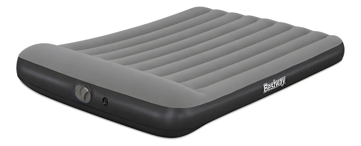 Colchão Inflável Tritech Queen Bivolt Usb Elétrico Bestway Cinza-escuro