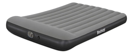 Colchão Inflável Tritech Queen Bivolt Usb Elétrico Bestway Cinza-escuro