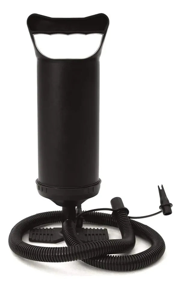Bomba De Ar Manual 30cm Com 3 Bicos Adaptadores Bestway Cor Preto