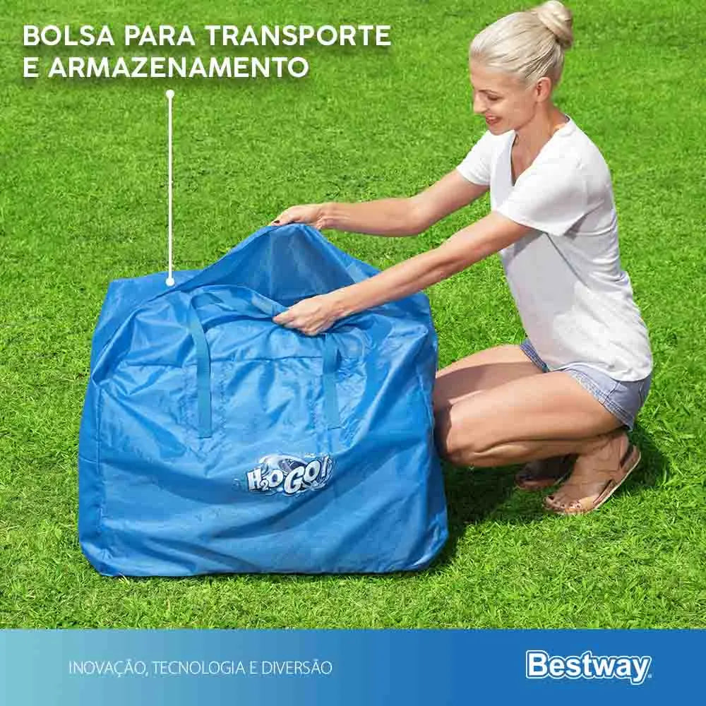 Mega Parque Aquático Infantil Inflável Onda Fantástica 220v Gigante Bestway Azul 220v